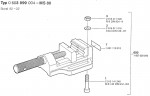 Bosch 0 603 999 004 SG 2 Drill Press Vice Spare Parts